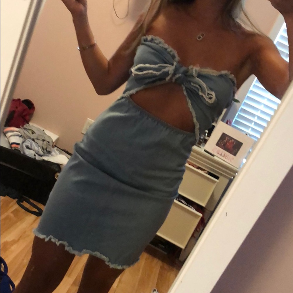 Denim dress